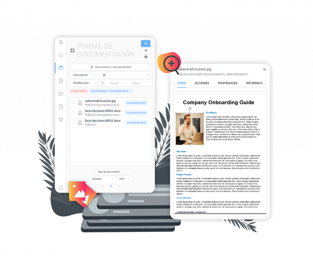 buscador gestor archivos